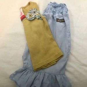 Matilda Jane matching set, tank top & ruffle pants